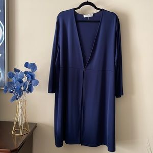 Kasper's topper Jacket Navy Blue 3x